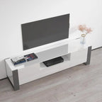 Meuble TV Woody 71 moderne tout brillant