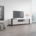 Meuble TV Woody 71 moderne tout brillant