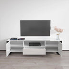 Meuble TV Woody 71 moderne tout brillant