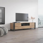 Meuble TV Woody 71 moderne tout brillant
