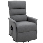 HOMCOM Electric Power Lift Recliner Massage Sofa Vibration with Remote for Elderly, Living Room Office Furniture