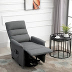 HOMCOM Electric Power Lift Recliner Massage Sofa Vibration with Remote for Elderly, Living Room Office Furniture