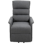 HOMCOM Electric Power Lift Recliner Massage Sofa Vibration with Remote for Elderly, Living Room Office Furniture