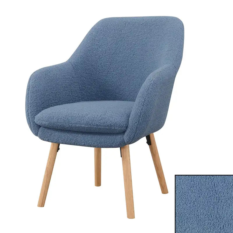 Convenience Concepts Take a Seat Charlotte Wingback Sherpa Accent Armchair