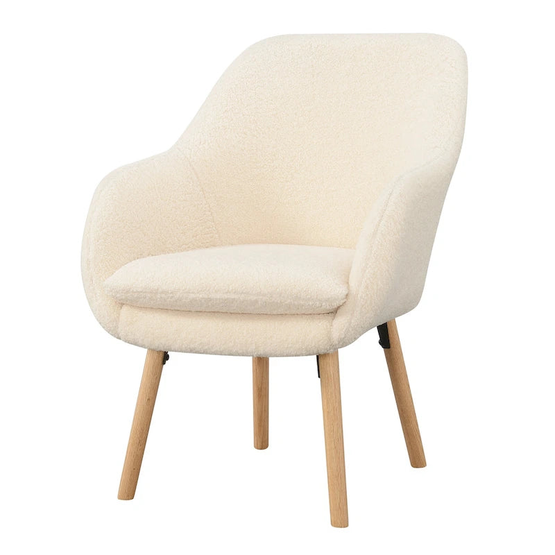 Convenience Concepts Take a Seat Charlotte Wingback Sherpa Accent Armchair