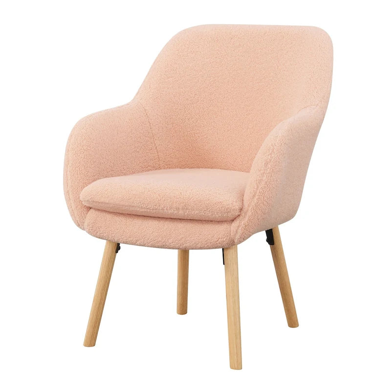 Convenience Concepts Take a Seat Charlotte Wingback Sherpa Accent Armchair