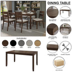 CraftPorch Minimalist Timeless Wooden Dining Table - N/A
