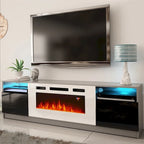 Strick & Bolton Amsden Electric Fireplace TV Stand