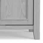 WYNDENHALL Halifax 54 inch Wide Solid Wood Transitional TV Stand - 54 W x 18.9 D x 31.9 H