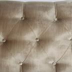 Causeuse rembourrée en bois massif Vynn Transitional de Furniture of America