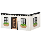 Max and Lily Cotton Underbed Farmhouse Curtain