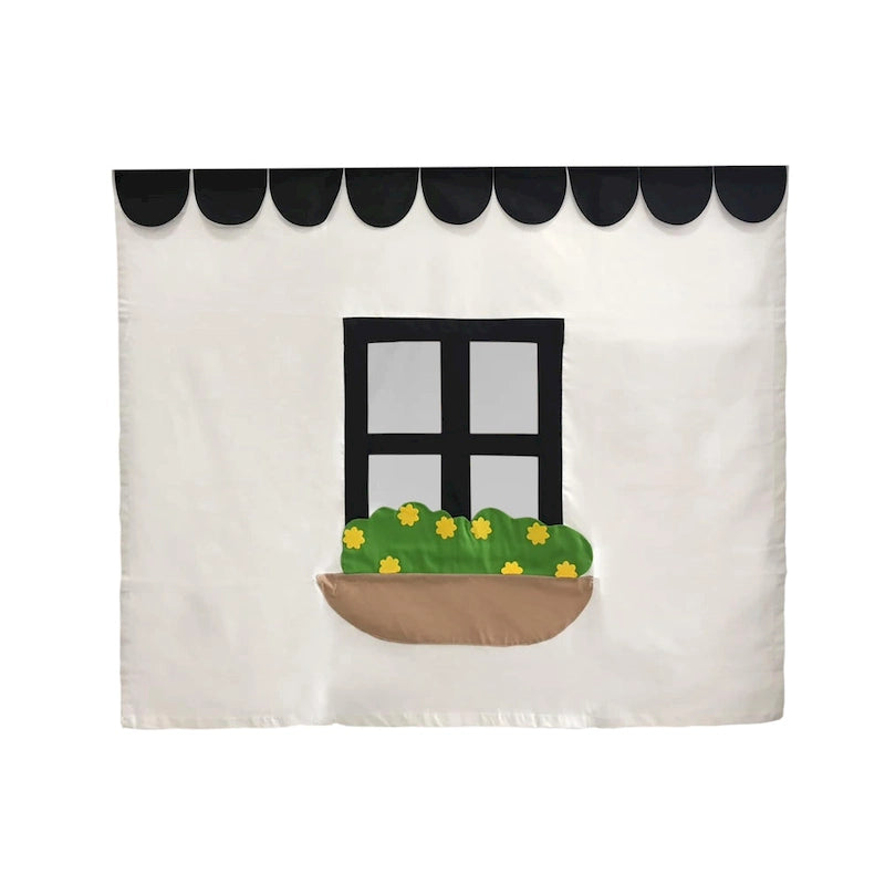 Max and Lily Cotton Underbed Farmhouse Curtain