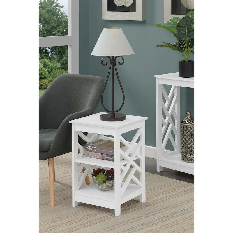 Table d'appoint avec étagères Titan de Convenience Concepts