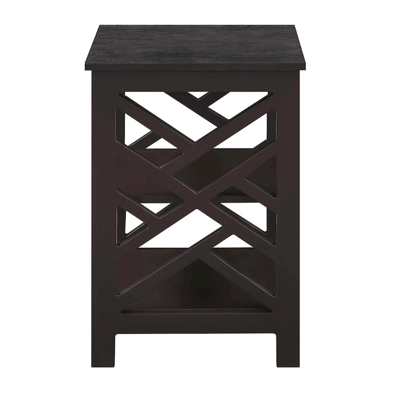 Table d'appoint avec étagères Titan de Convenience Concepts