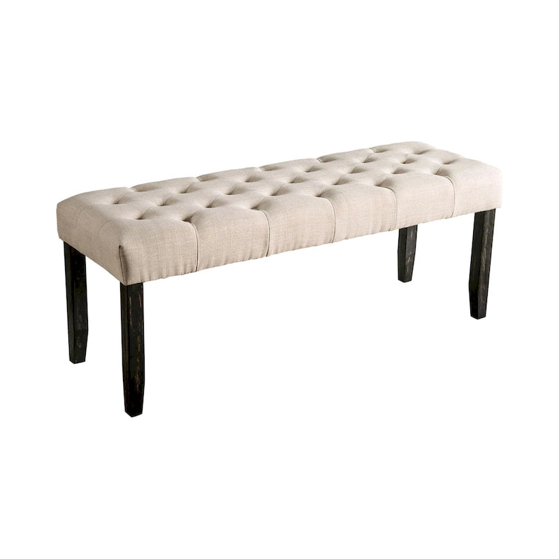 Banc de salle à manger capitonné rustique Chalwa 48 po Copper Grove