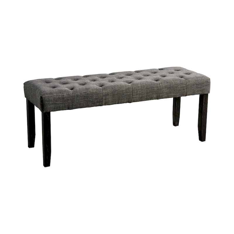 Banc de salle à manger capitonné rustique Chalwa 48 po Copper Grove