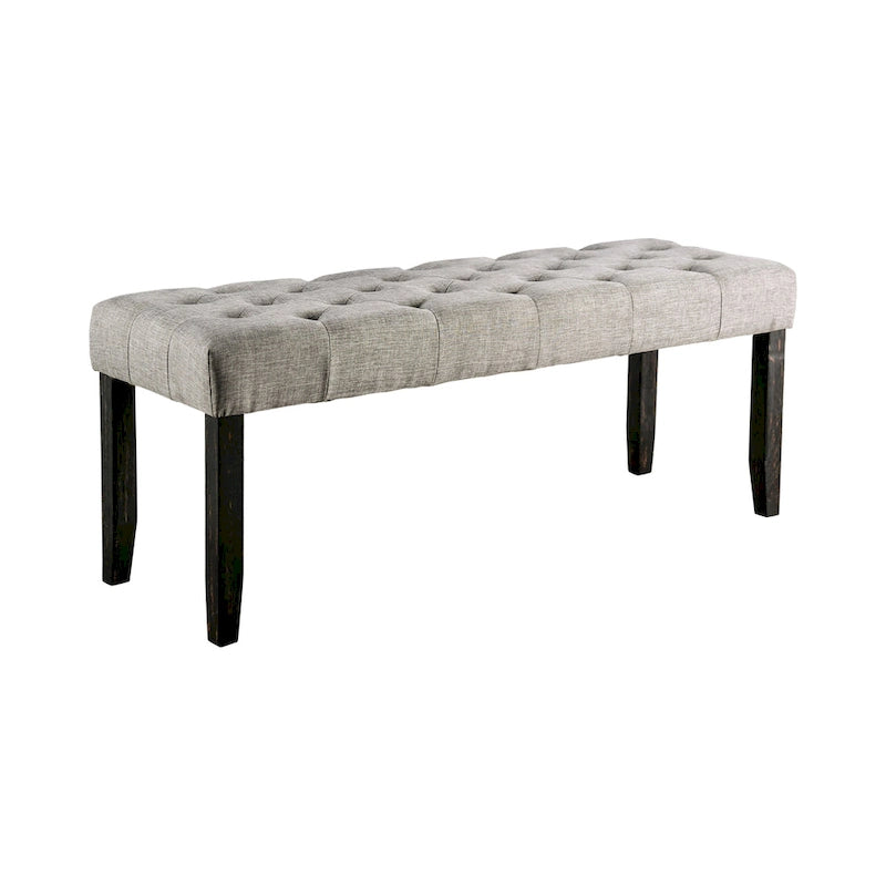Banc de salle à manger capitonné rustique Chalwa 48 po Copper Grove