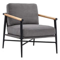 Fauteuil d'appoint rembourré Mid-Century Moderne Vincent
