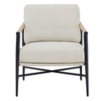 Fauteuil d'appoint rembourré Mid-Century Moderne Vincent