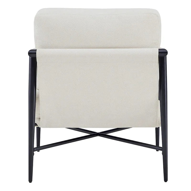 Fauteuil d'appoint rembourré Mid-Century Moderne Vincent