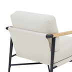 Fauteuil d'appoint rembourré Mid-Century Moderne Vincent