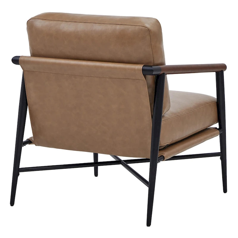 Fauteuil d'appoint rembourré Mid-Century Moderne Vincent