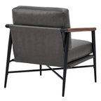 Fauteuil d'appoint rembourré Mid-Century Moderne Vincent