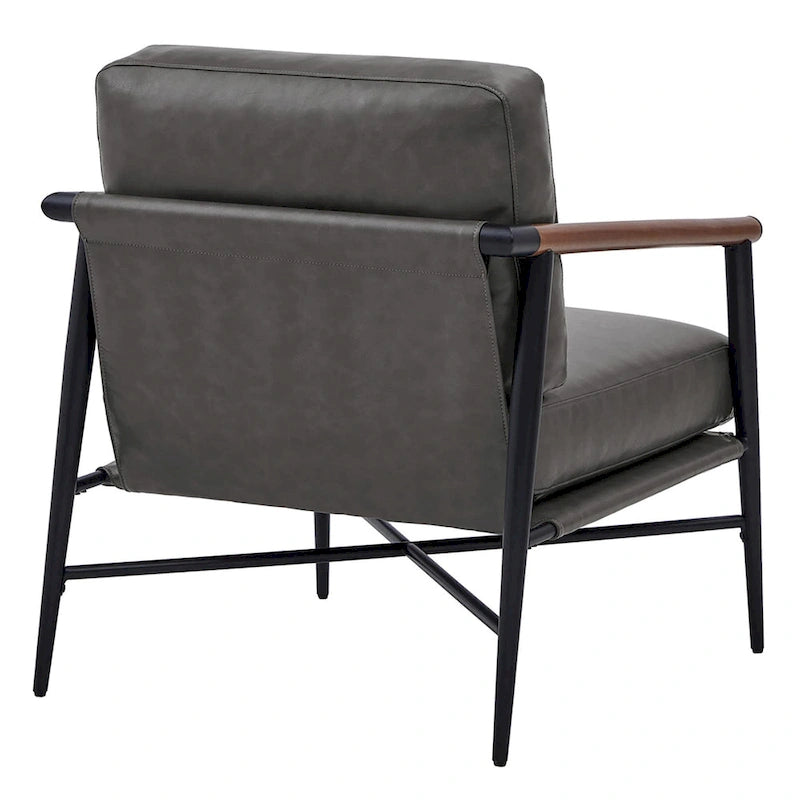 Fauteuil d'appoint rembourré Mid-Century Moderne Vincent