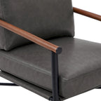 Fauteuil d'appoint rembourré Mid-Century Moderne Vincent