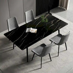 70.8 Rectangle Dining Table with Stone Top