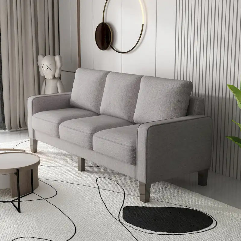 Fabric Upholstered Living Room Furniture Sofa