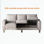 Fabric Upholstered Living Room Furniture Sofa