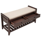 Banc de rangement pour entrée