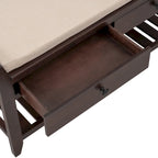 Banc de rangement pour entrée