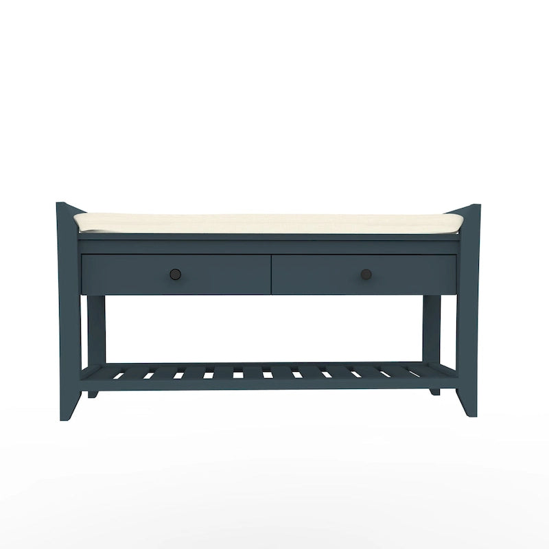Banc de rangement pour entrée