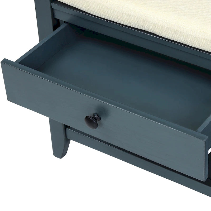 Banc de rangement pour entrée
