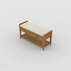 Banc de rangement pour entrée