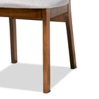 Damara Mid-Century Modern 2-Piece Dining Chair Set