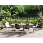 Lot de 4 chaises de salle à manger empilables Serena