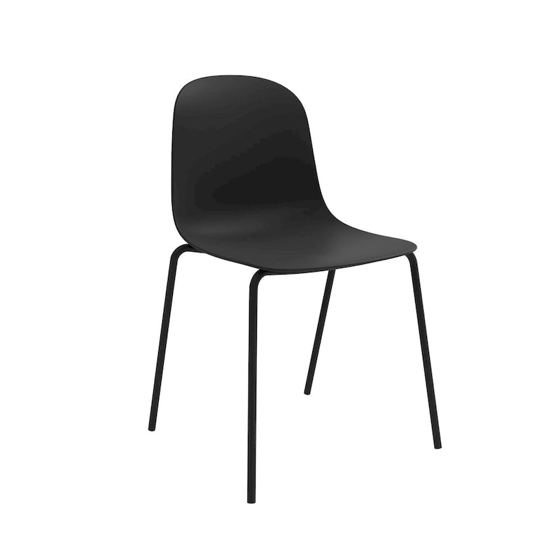 Lot de 4 chaises de salle à manger empilables Serena
