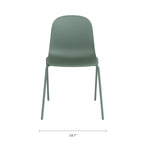 Lot de 4 chaises de salle à manger empilables Serena