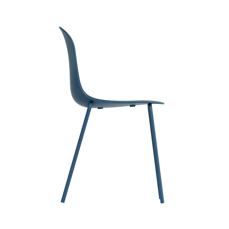 Lot de 4 chaises de salle à manger empilables Serena