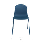 Lot de 4 chaises de salle à manger empilables Serena