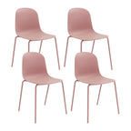 Lot de 4 chaises de salle à manger empilables Serena