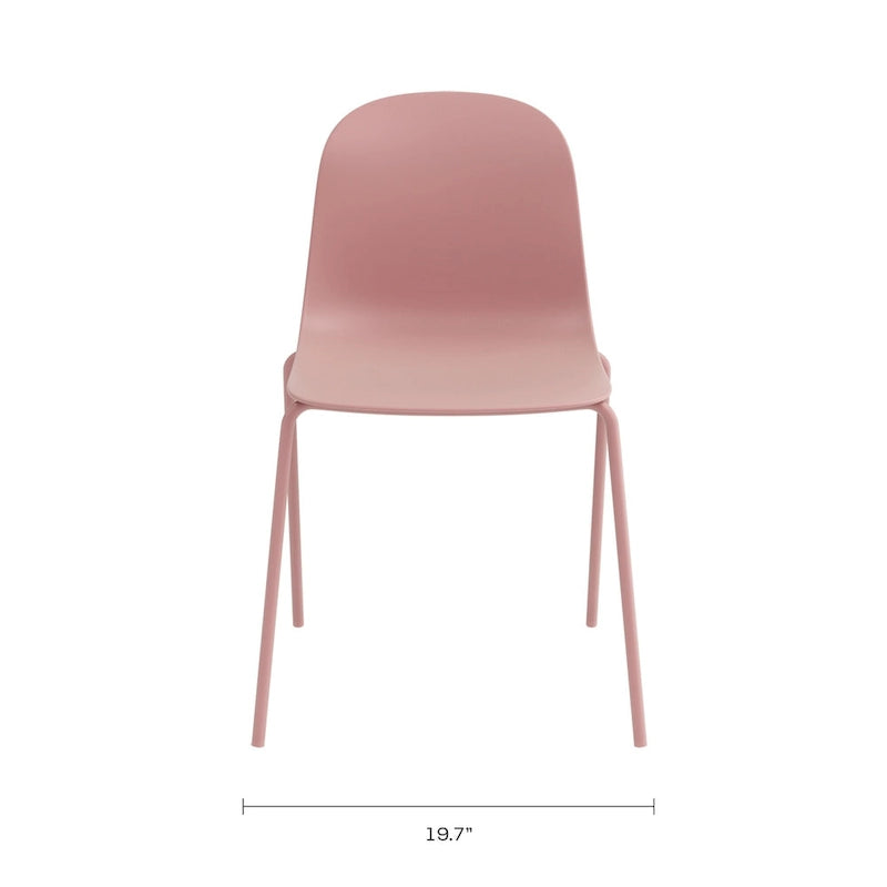Lot de 4 chaises de salle à manger empilables Serena
