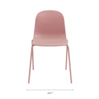 Lot de 4 chaises de salle à manger empilables Serena