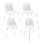 Lot de 4 chaises de salle à manger empilables Serena