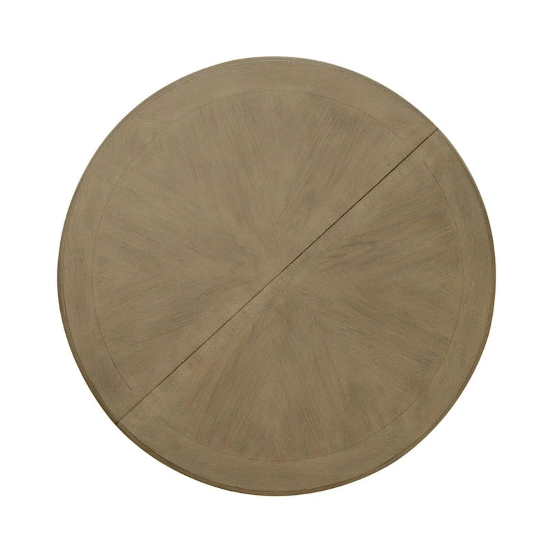 Magnolia Manor Round Pedestal Dining Table with Expandable Leaves - 2 Finishes