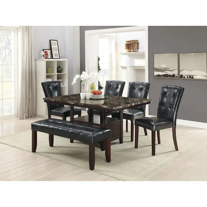 Leather Upholstered Dining Chair,Set of 2