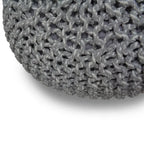 WYNDENHALL Rigby Boho Round Hand Knit Pouf